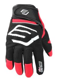 Gants BUD SM Supermoto/Street Rouge/noir homologué CE Moto
