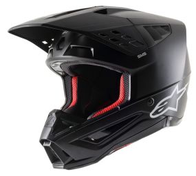 Casque Alpinestars S-M5 Solid Noir Matt