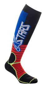 Chaussettes Alpinestars MX Pro Rouge Jaune Bleu