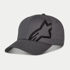 Casquette Alpinestars Corp Snap 2 Charcoal Noir