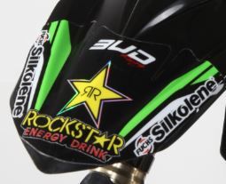 Déco de garde boue avant BUD/Rockstar 125/250 YZ 02/14