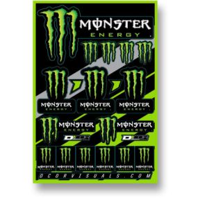 Planche stickers D'cor Monster Energy