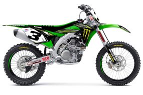 Kit déco seul D'Cor Team Monster Kawasaki