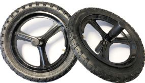 Roues avant/arrière ALU 14 pour Draisienne électrique BUD Mini E push