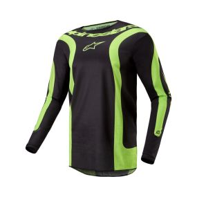Maillot Alpinestars Fluid Lurv Noir Jaune Fluo