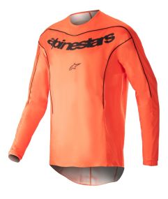 Maillot Alpinestars Fluid Lurv Orange Vif Noir