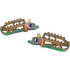 Repose-pieds titane Bud Racing