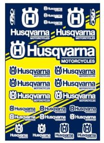 Planche de stickers Husqvarna FX