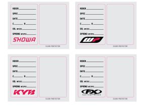 Suspensions sticker -pack de 3