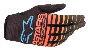 Gants Alpinestars Radar Noir Jaune Corail