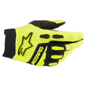 Gants Alpinestars Full Bore Jaune Fluo Noir