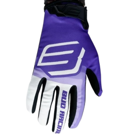 Gants BUD SX Lite 95' Violet Blanc