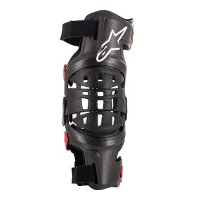 Genouillere Alpinestars Bionic-10 Carbon Noir/Rouge