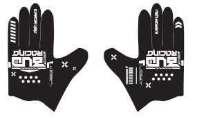 Gants BUD SX Lite Error Noir
