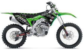 Kit déco Bud Racing Checkers KAWASAKI