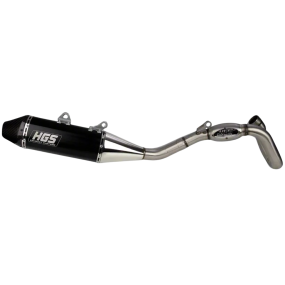 Echappement BUD/HGS 4t complet CONICAL Noir