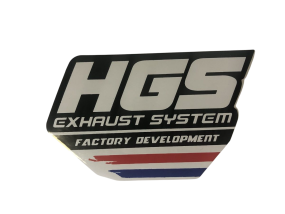 Autocollant HGS pour silencieux 4 Temps