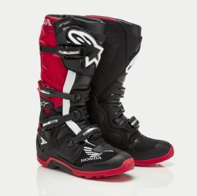 Bottes Alpinestars Honda Tech 7 Enduro Drystar Noir Rouge Vif