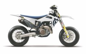 Husqvarna 450 FS Supermotard 1/12° (18x10cm)
