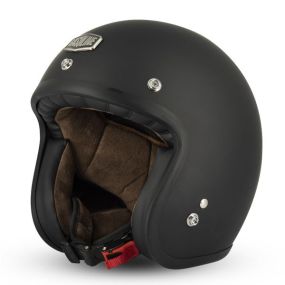 Casque Gasoline Jet Cafe Racer S250 Noir Mat