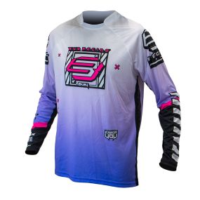 Maillot Enfant Bud Racing Error 404 Lavande Rose Noir