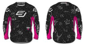 Maillot Bud Racing Air Contest Noir/Magenta Edition Limitée