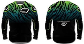 Maillot Bud Racing Zebra WSX Noir/Vert Edition Limitée
