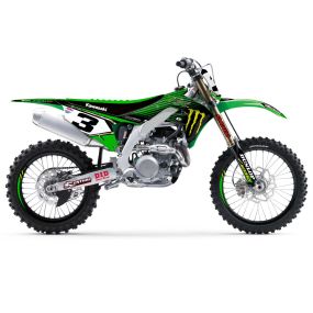 Kit déco seul D'Cor Team Monster Kawasaki