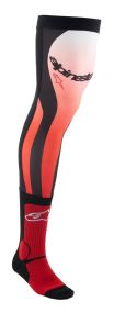 Chaussettes Alpinestars Knee Rouge Blanc