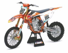 KTM 450 SX-F Réplica CAIROLI 1/6 NewRay (35X20cm)