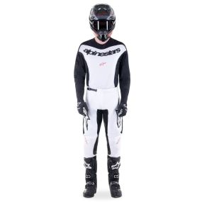 Tenue Complète Alpinestars Fluid Lurv Noir Blanc