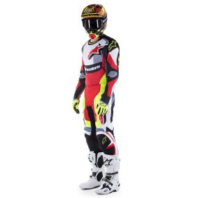 Tenue Complète Alpinestars Fluid Agent Noir Rouge
