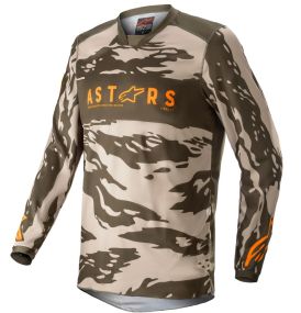 Maillot Alpinestars Racer Tactical Sable Camo Tangerine