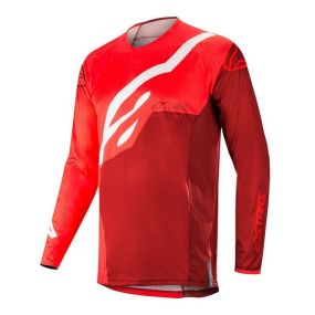Maillot Alpinestars Techstar Factory Rouge Bordeaux