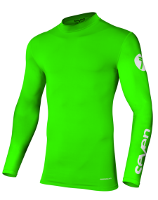 Maillot Seven Zero Compression Vert Fluo