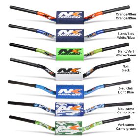 Guidon Neken fat bar 28.6mm FMX galbe Pastrana réplica
