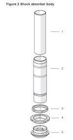 Pièces d'amortisseur-Corps d'amortisseur