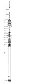 Pièces pour kit fourche Ohlins-Dividing piston