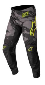 Pantalon Alpinestars Racer Tactical Noir Gris Camo Jaune Fluo