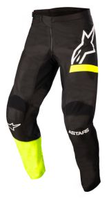 Pantalon Enfant Alpinestars Racer Chaser Noir Jaune Fluo