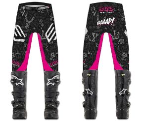 Pantalon Bud Racing GP Air Contest Edition Limitée Noir/Magenta