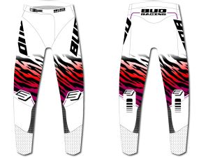 Pantalon Enfant Bud Racing GP Zebra WSX Blanc Edition Limitée