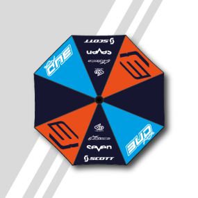 Parapluie BUD racing RACE Navy/orange/sky Blue