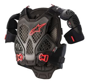 Pare Pierre Alpinestars A6 Noir Anthracite Rouge