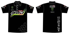 Polo staff Bud Racing noir