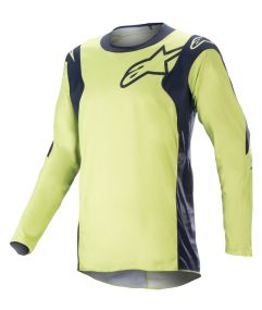 Maillot Alpinestars Racer Hoen Bleu Nuit Vert Fluo