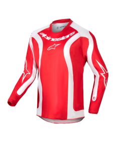Maillot Enfant Alpinestars Racer Lurv Rouge Mars Blanc