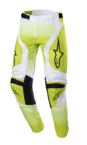 Pantalon Enfant Alpinestars Racer Push Jaune Fluo Blanc