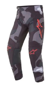 Pantalon Alpinestars Racer Tactical Camo Gris Rouge Fluo