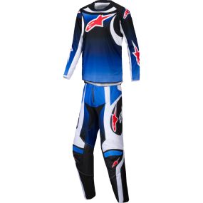 Tenue Complète Enfant Alpinestars Racer Wurx Bleu Noir